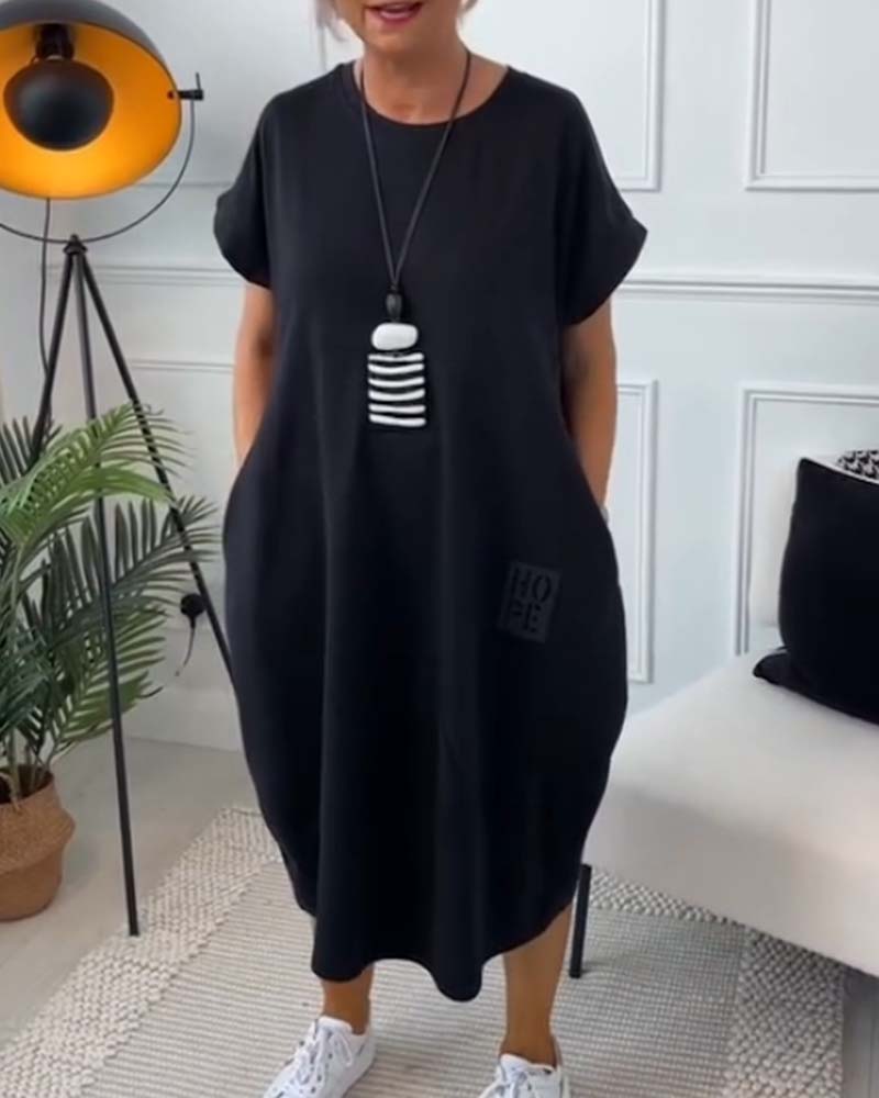 Soft-Touch Midi Dress