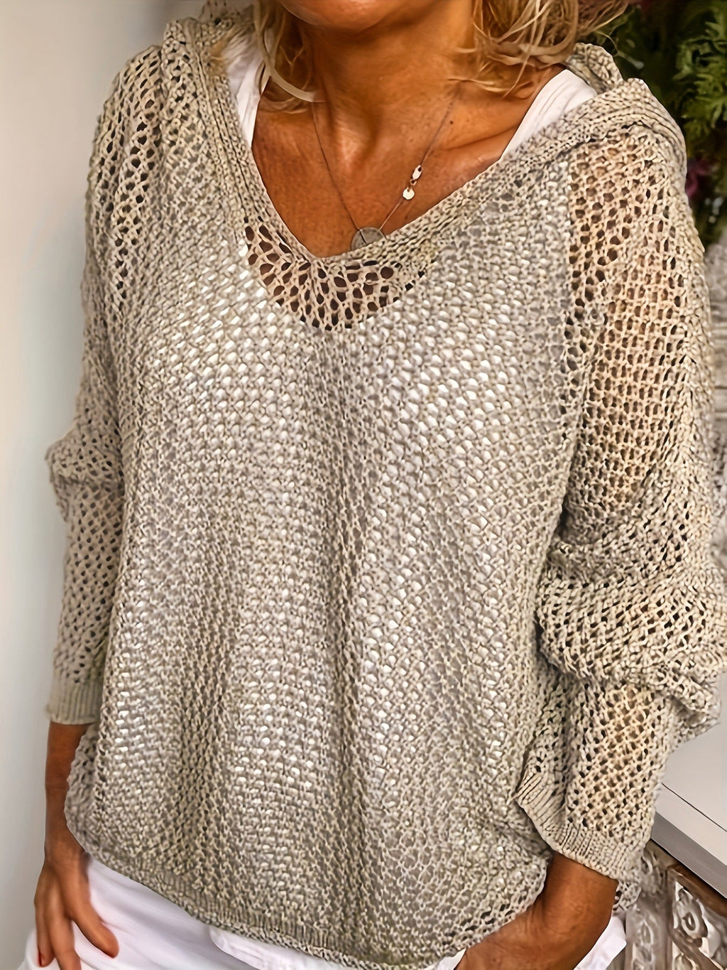 Loose Fit Knit Sweater