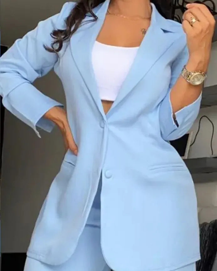Power Poise Tailored Pantsuit