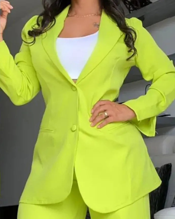 Power Poise Tailored Pantsuit