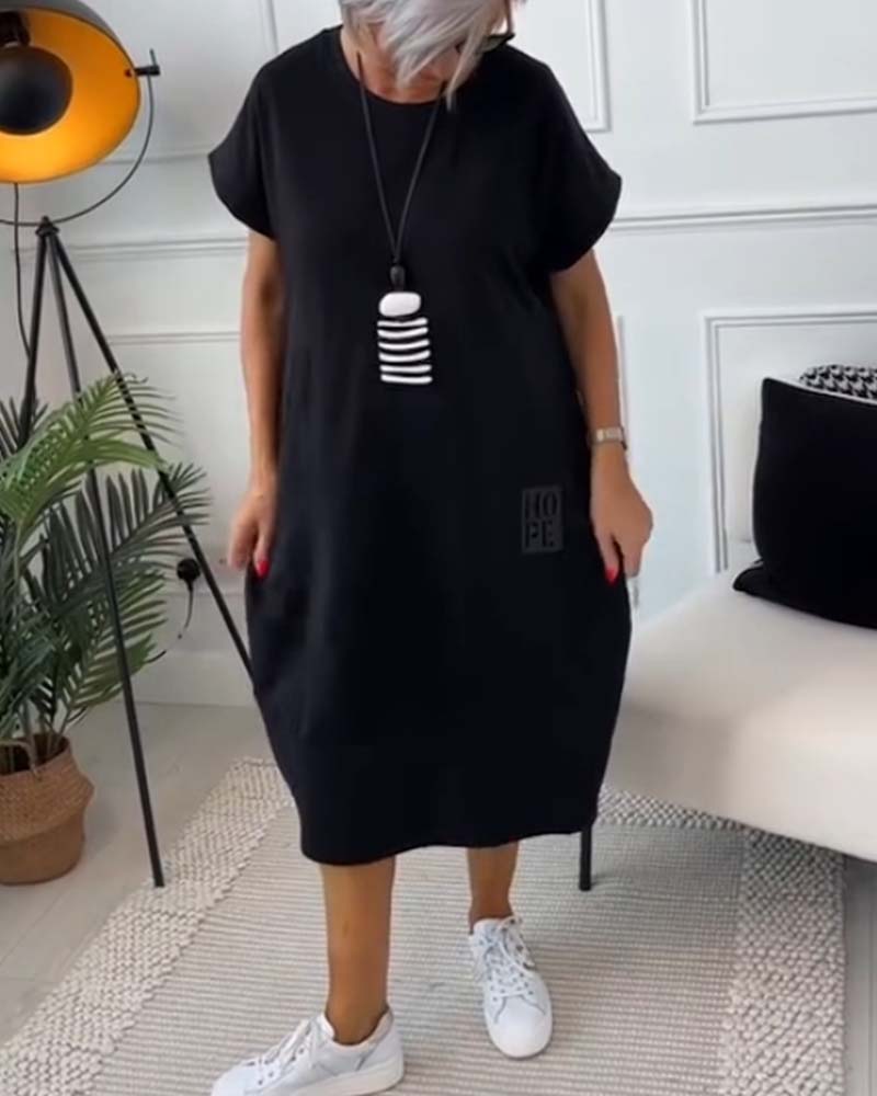 Soft-Touch Midi Dress