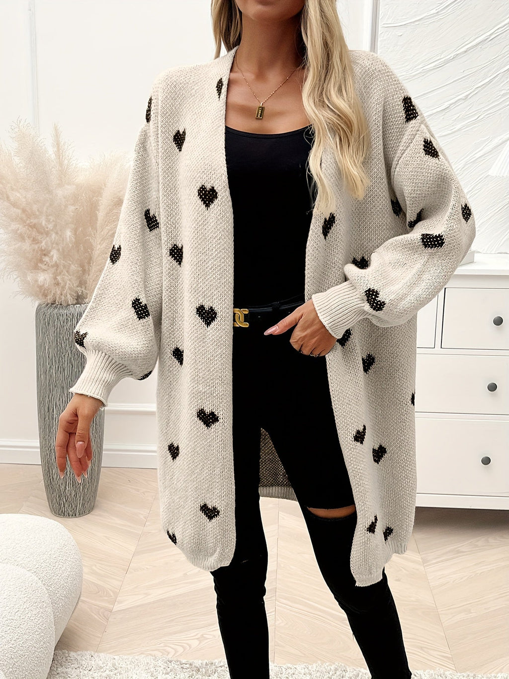 Heart Knit Cardigan