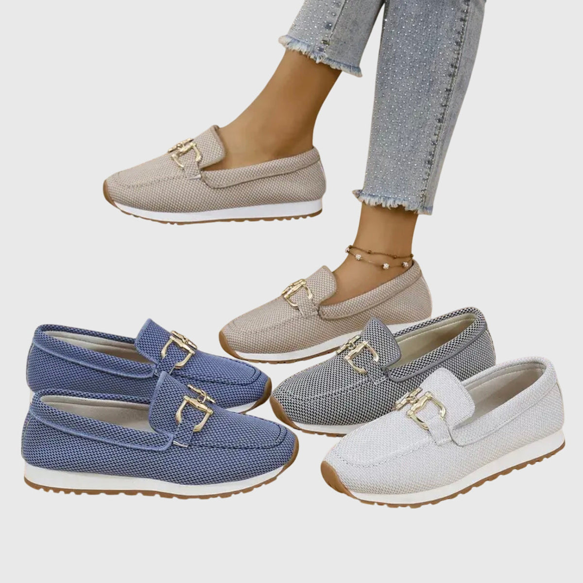 Cushioned Slip-On Loafers