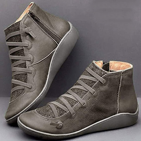 Zip Lace High-Top Sneakers