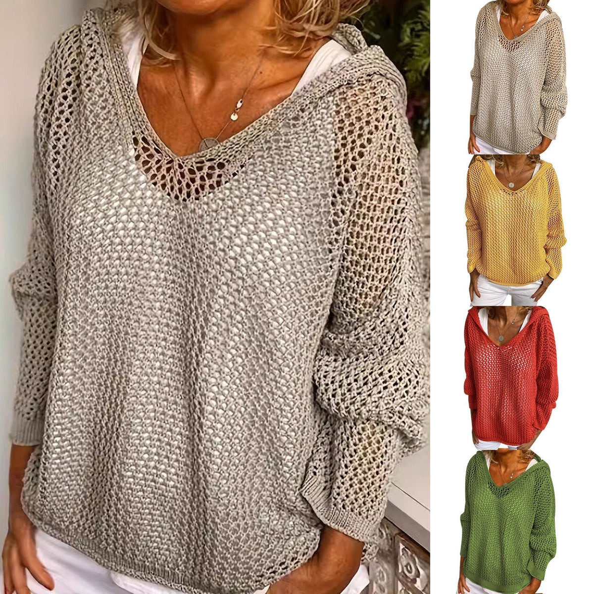 Loose Fit Knit Sweater