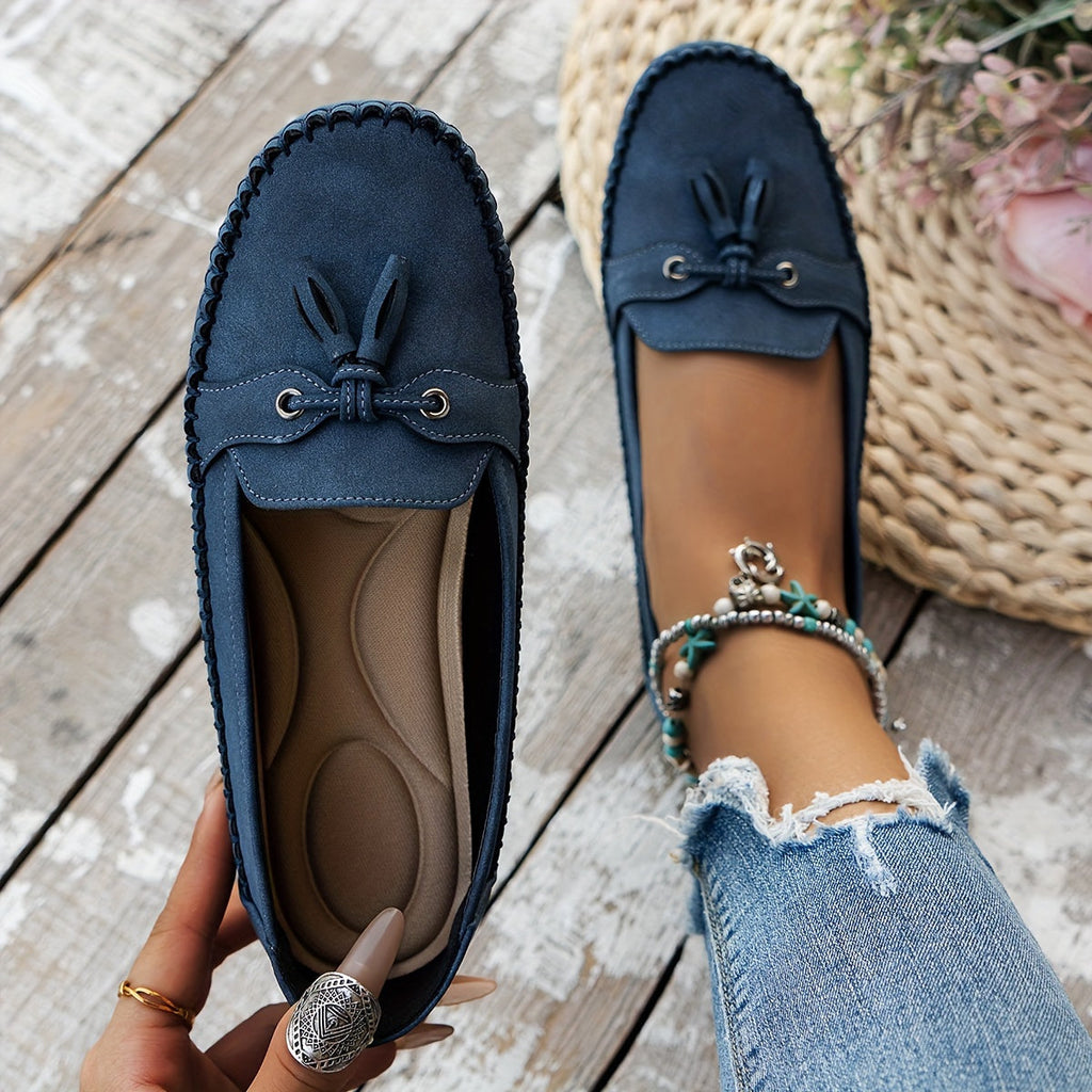 Cushioned Tassel Loafers