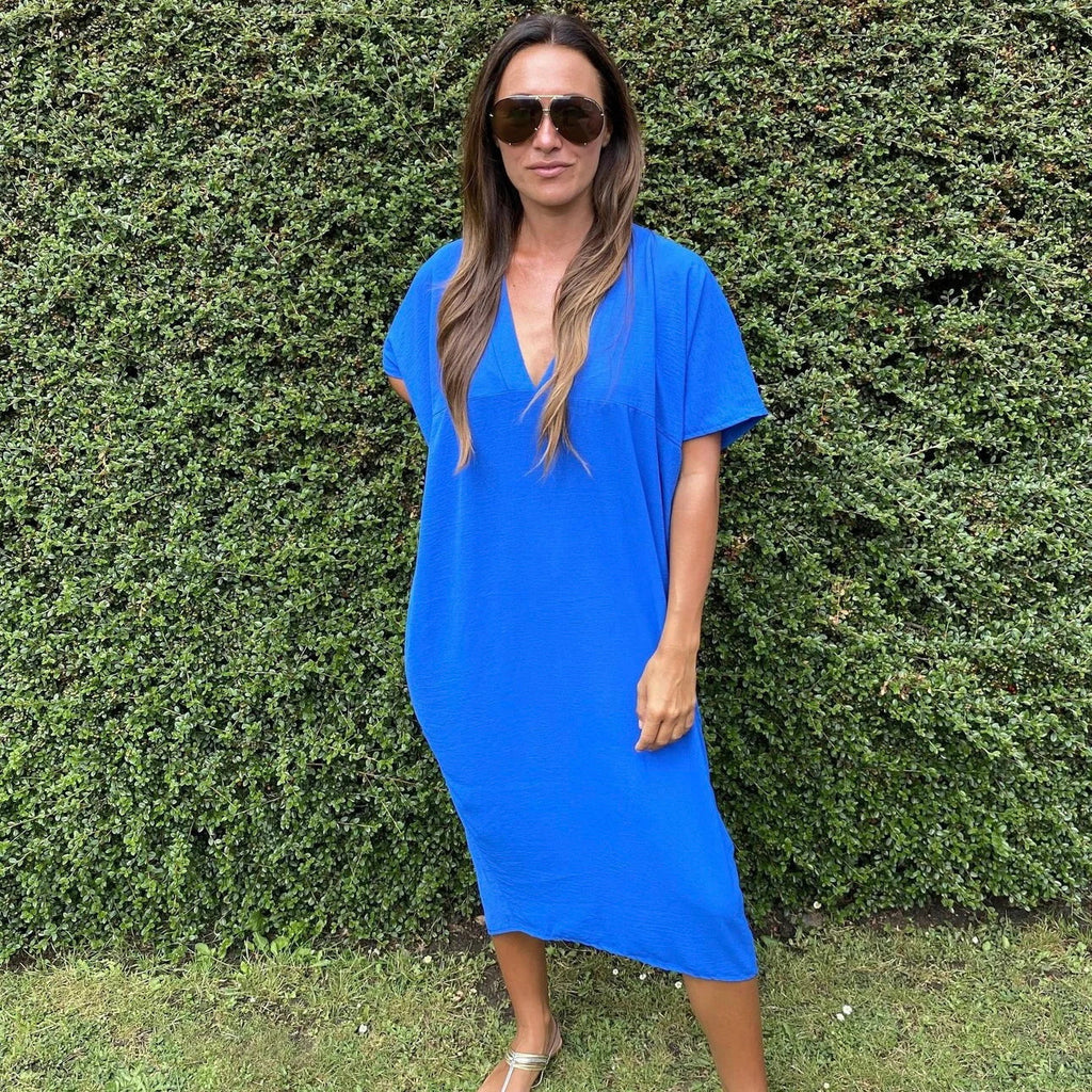 Loose V-Neck Dress