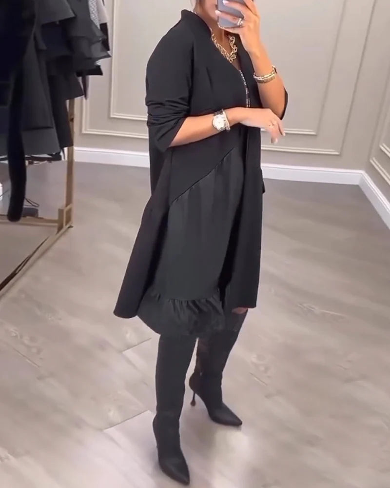 A-Line V-Neck Dress