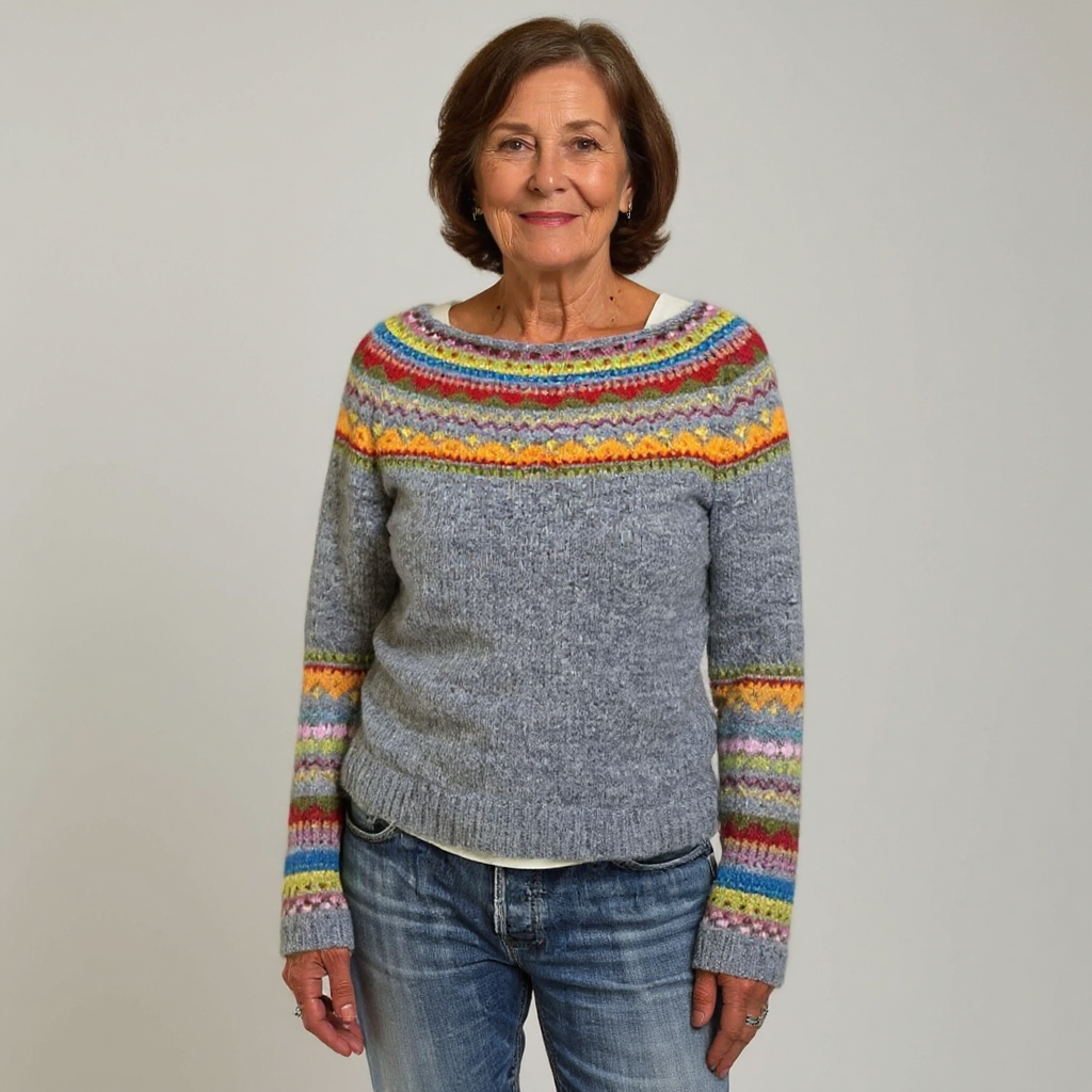 Fair Isle Knit Sweater
