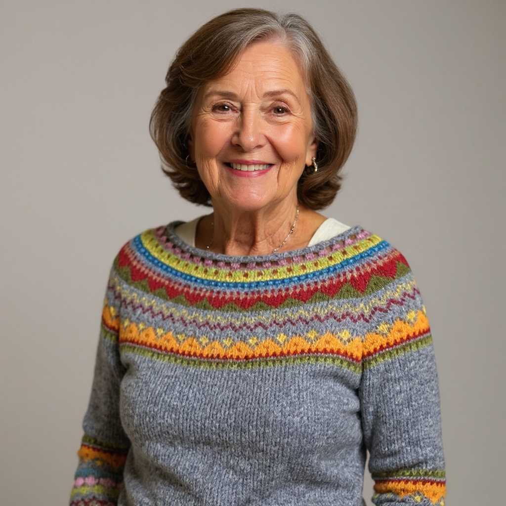 Fair Isle Knit Sweater