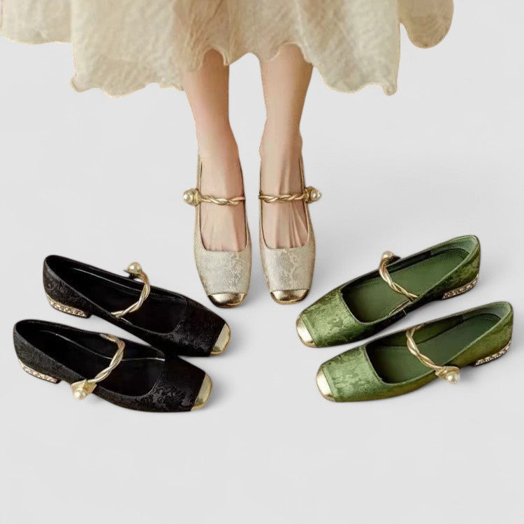 Supportive Mary Jane Flats
