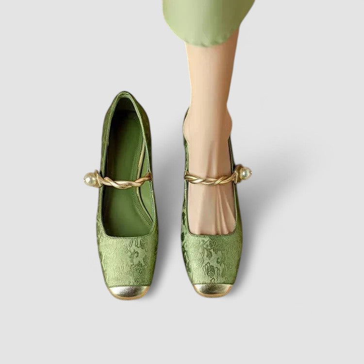 Supportive Mary Jane Flats