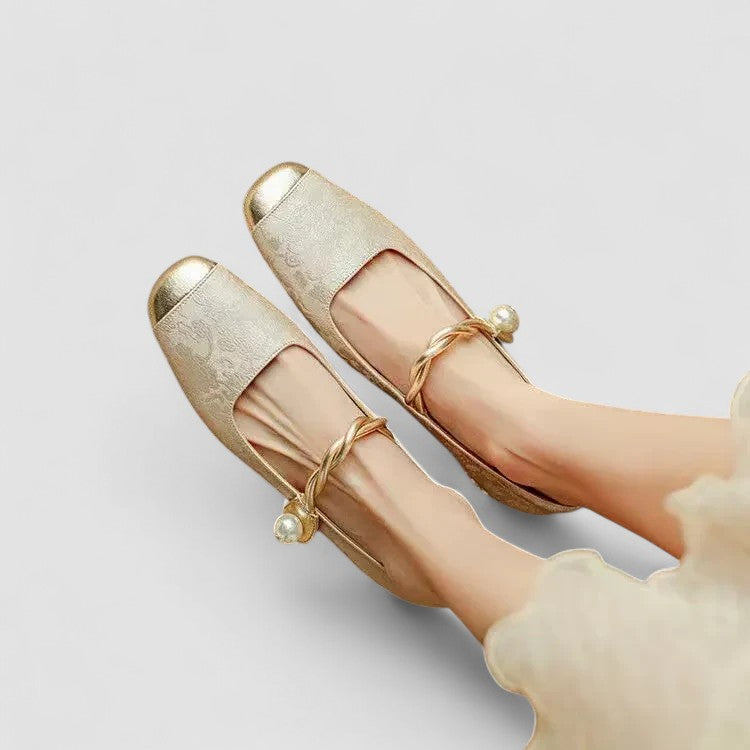 Supportive Mary Jane Flats