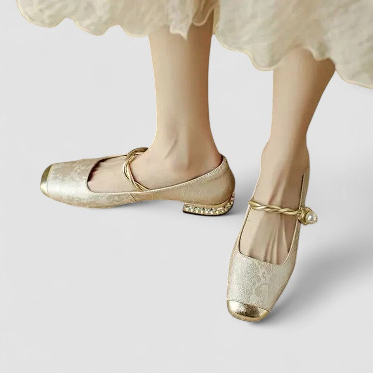 Supportive Mary Jane Flats