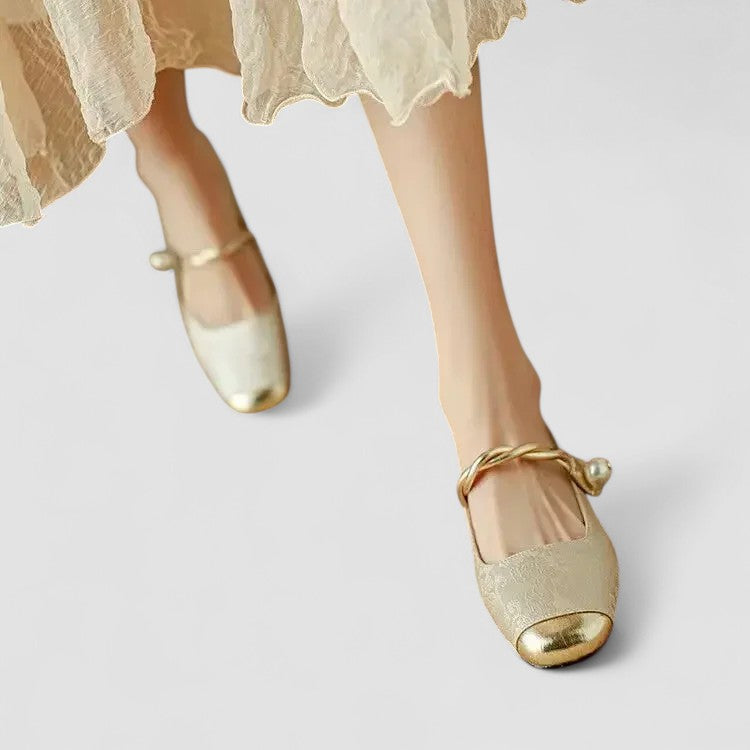 Supportive Mary Jane Flats