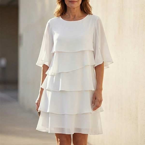 Layered Ruffle Dress