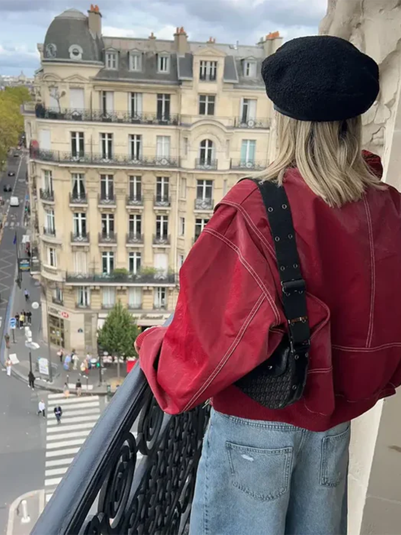 OVERSIZED COLORBLOCK WINDBREAKER JACKET