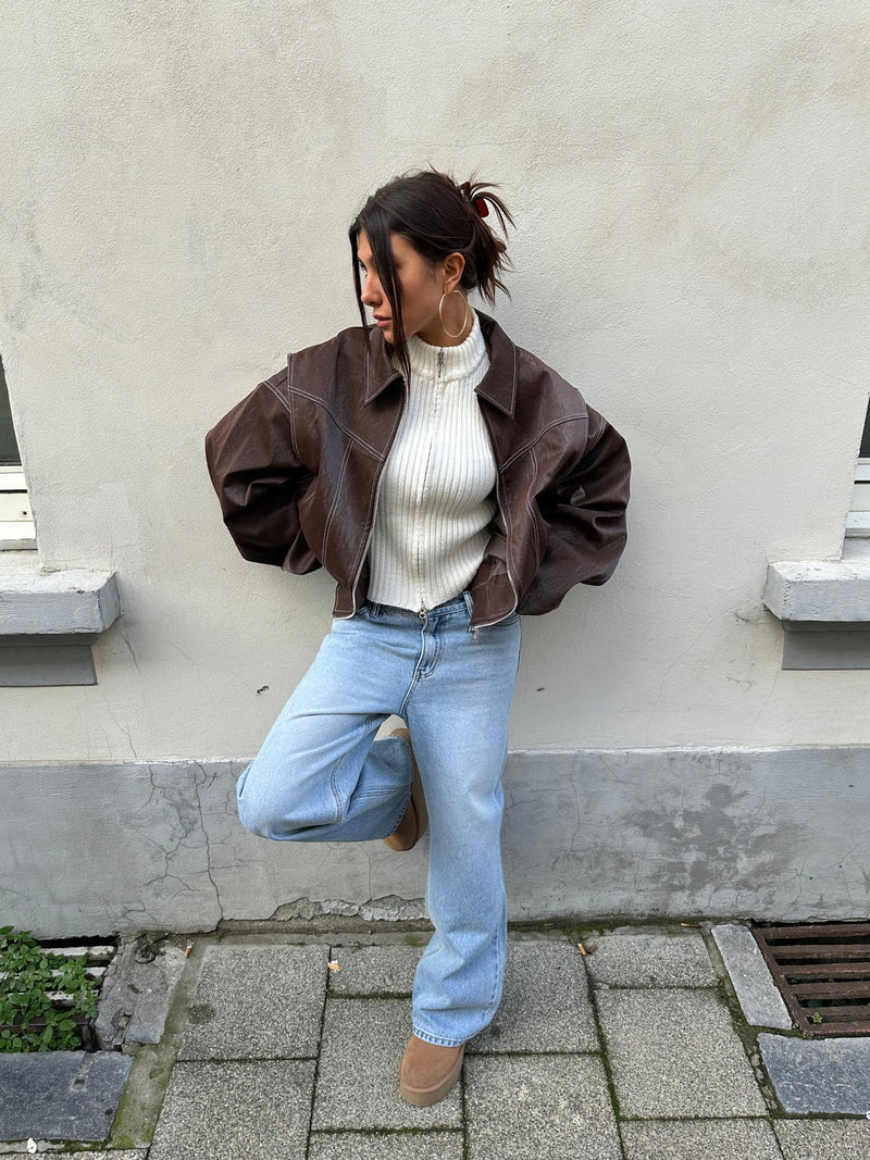 OVERSIZED COLORBLOCK WINDBREAKER JACKET