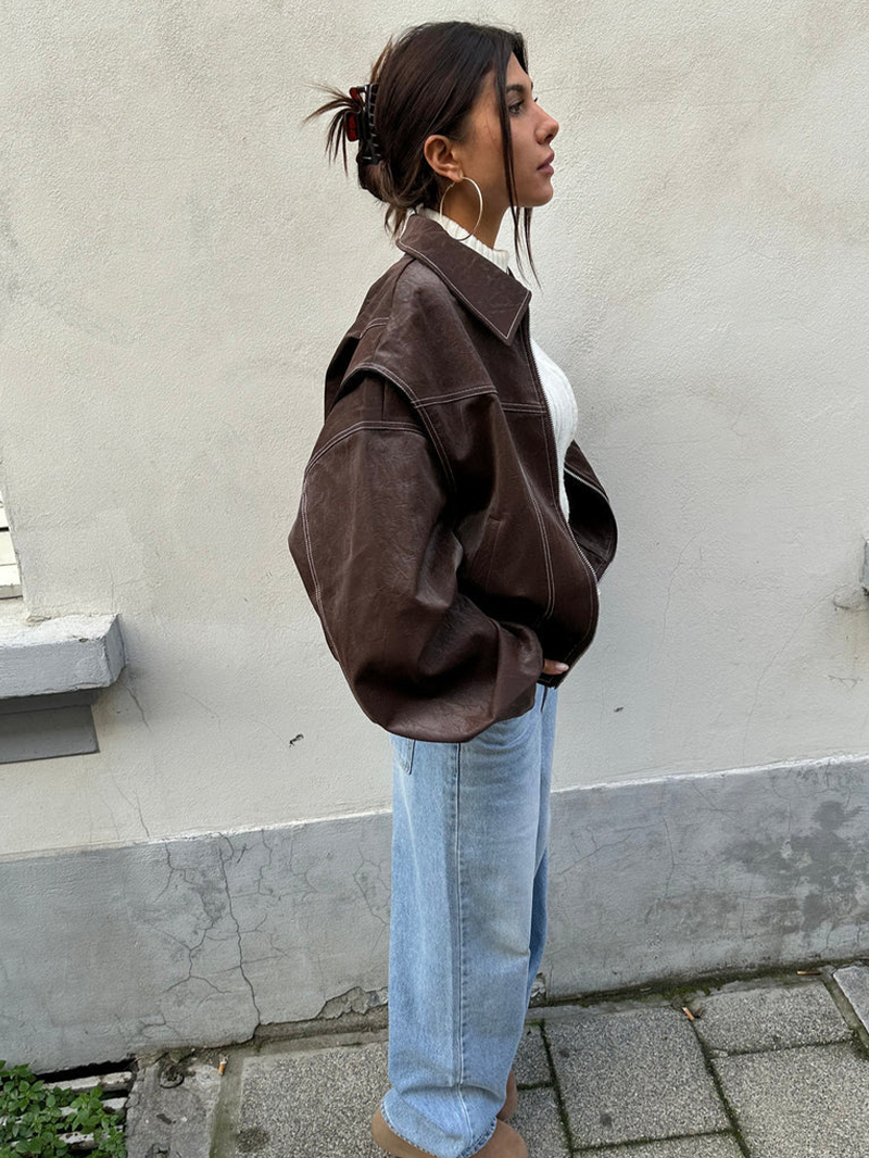 OVERSIZED COLORBLOCK WINDBREAKER JACKET