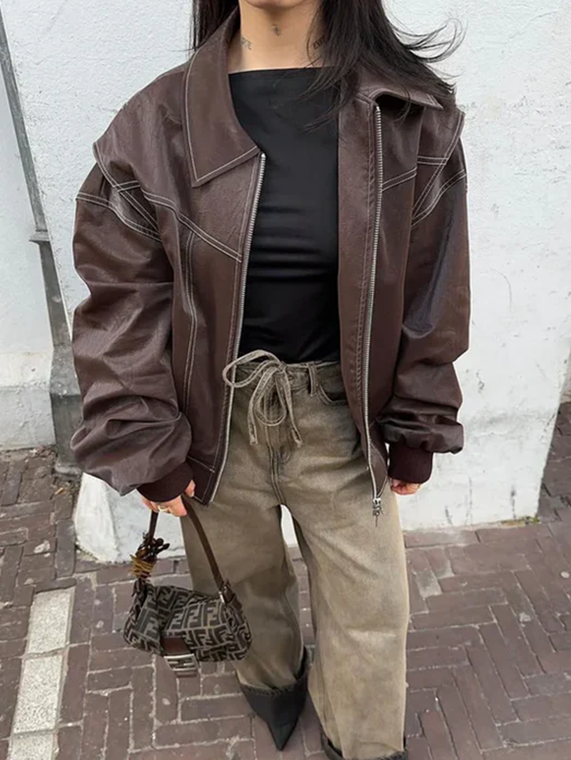 OVERSIZED COLORBLOCK WINDBREAKER JACKET
