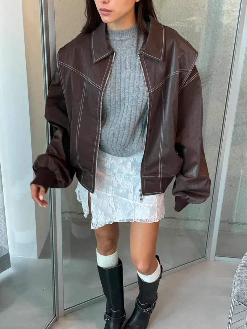 OVERSIZED COLORBLOCK WINDBREAKER JACKET