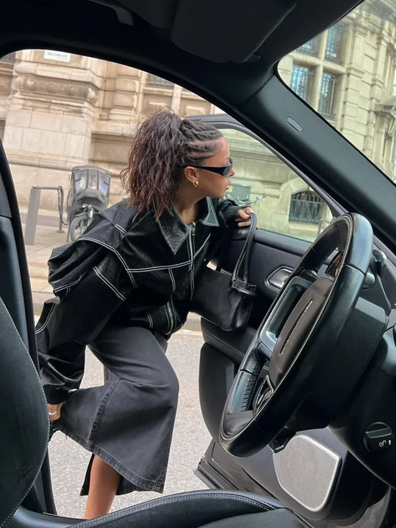 OVERSIZED COLORBLOCK WINDBREAKER JACKET