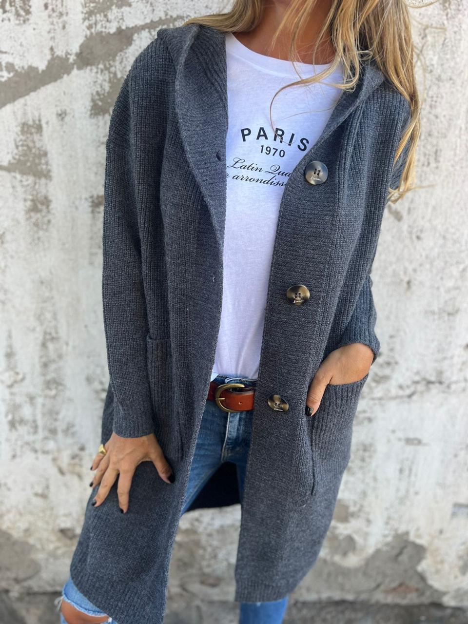 Long Knitted Cardigan