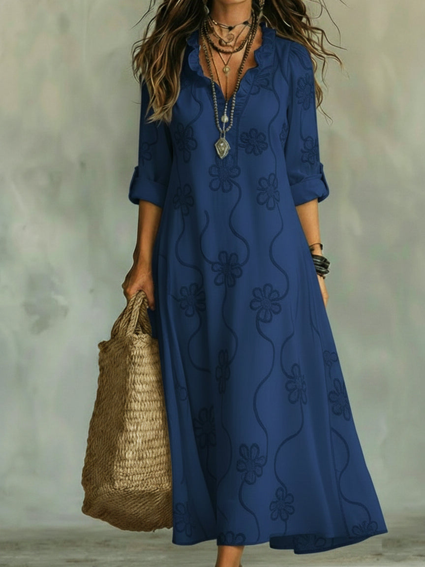 Floral Trapeze Dress