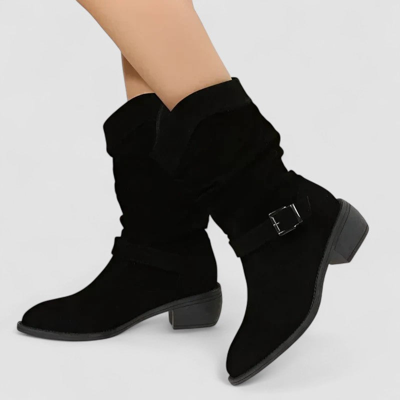 Suede Orthopedic Ankle Boots