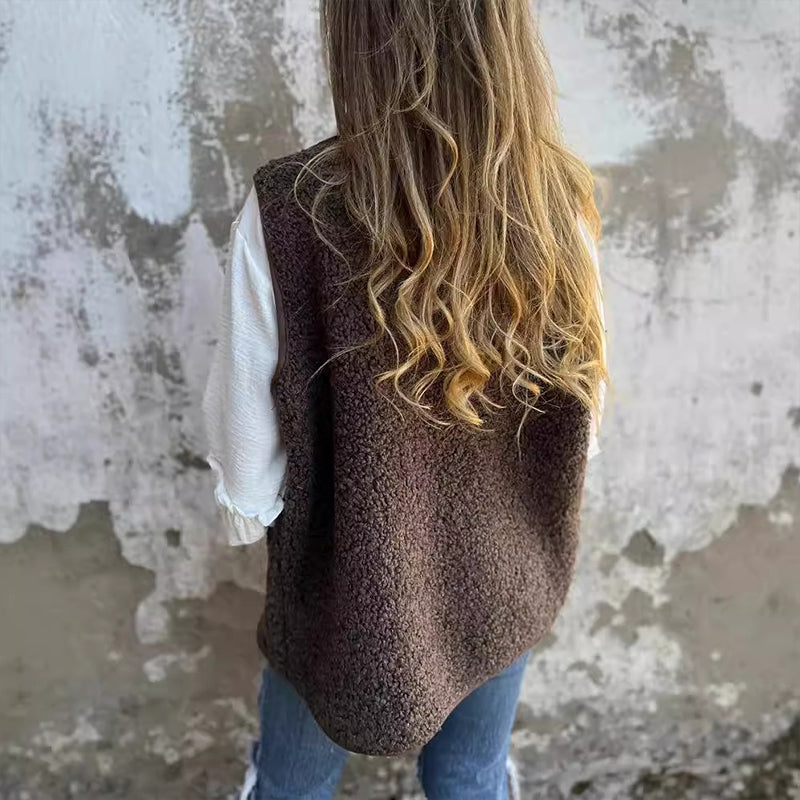 Warm Buttoned Vest