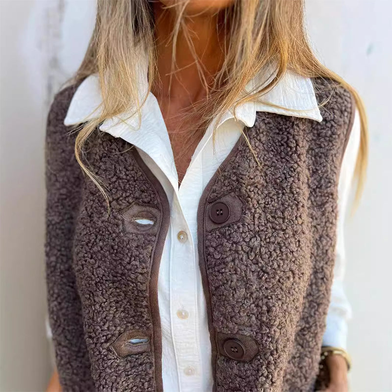 Warm Buttoned Vest