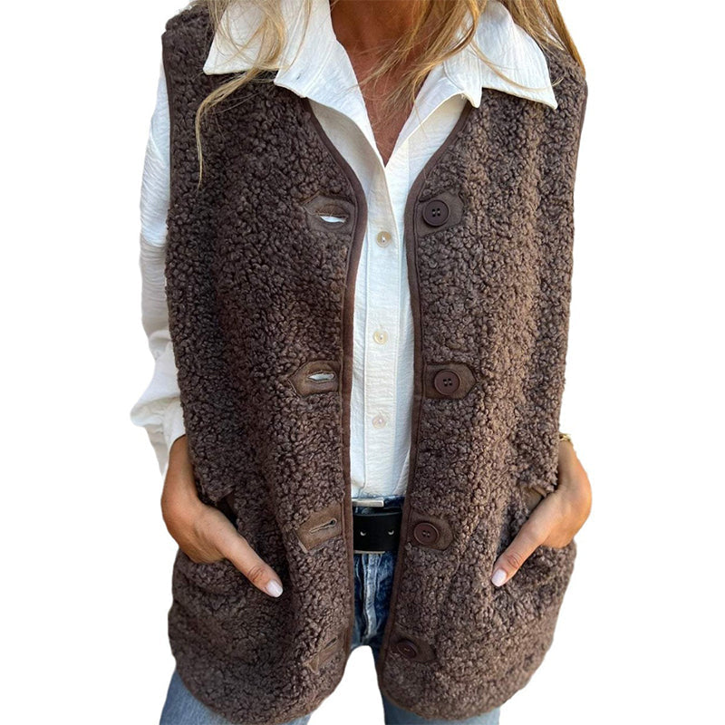 Warm Buttoned Vest