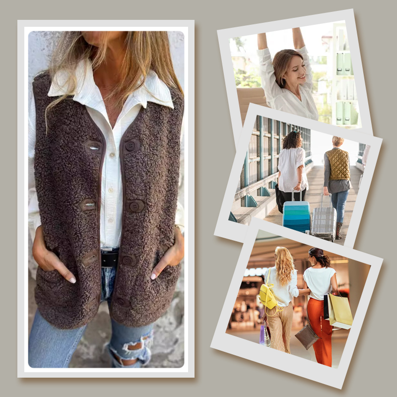 Warm Buttoned Vest