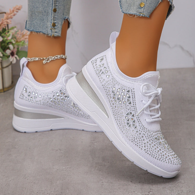 Sparkling Rhinestone Sneakers