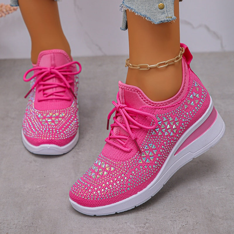 Sparkling Rhinestone Sneakers