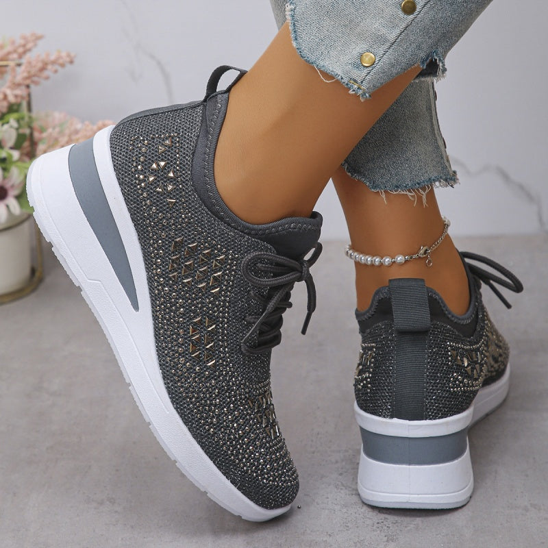 Sparkling Rhinestone Sneakers