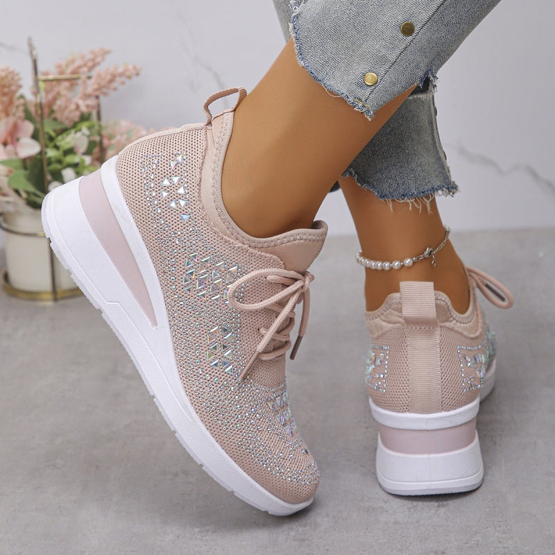 Sparkling Rhinestone Sneakers
