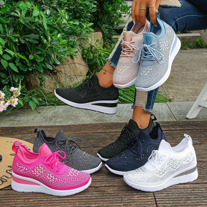 Sparkling Rhinestone Sneakers