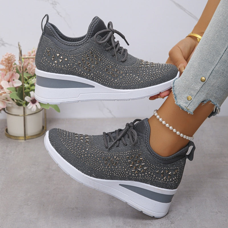 Sparkling Rhinestone Sneakers