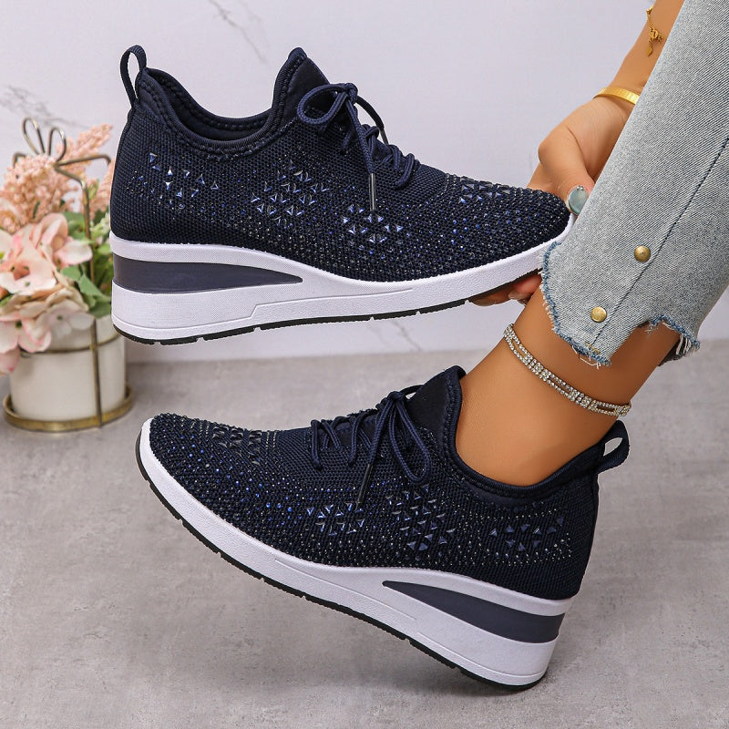 Sparkling Rhinestone Sneakers