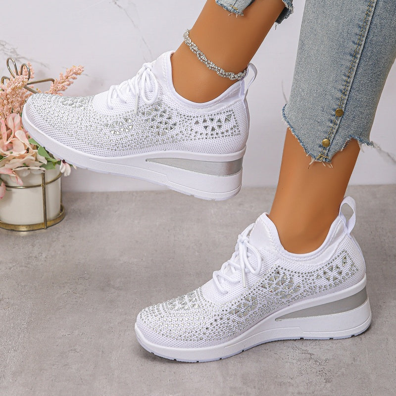 Sparkling Rhinestone Sneakers