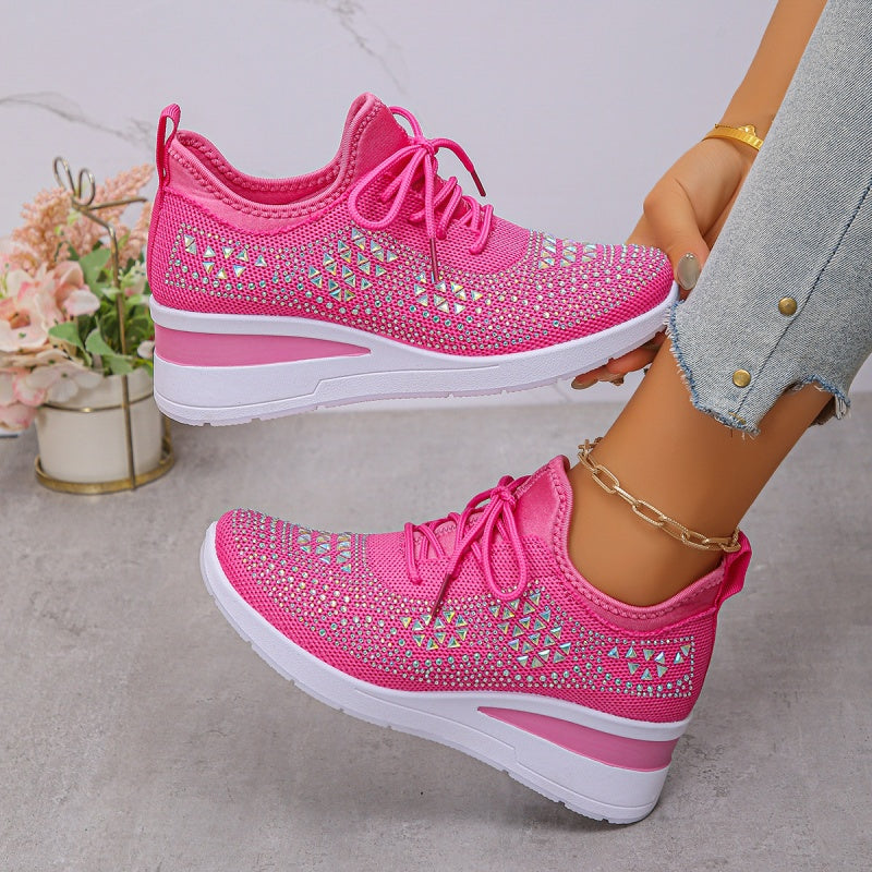 Sparkling Rhinestone Sneakers