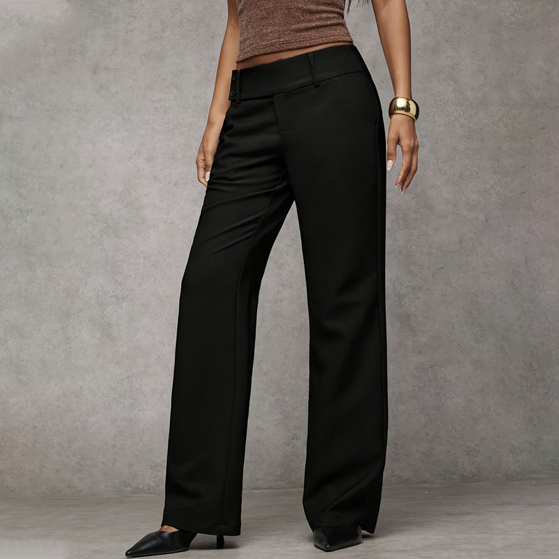 Tailored Flared Suit Trousers